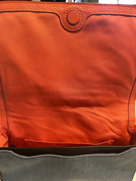 Coach Denim "Jes Messenger Crossbody" Handbag