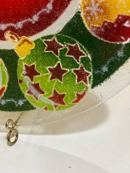 Peggy Karr Christmas Ornament Platter