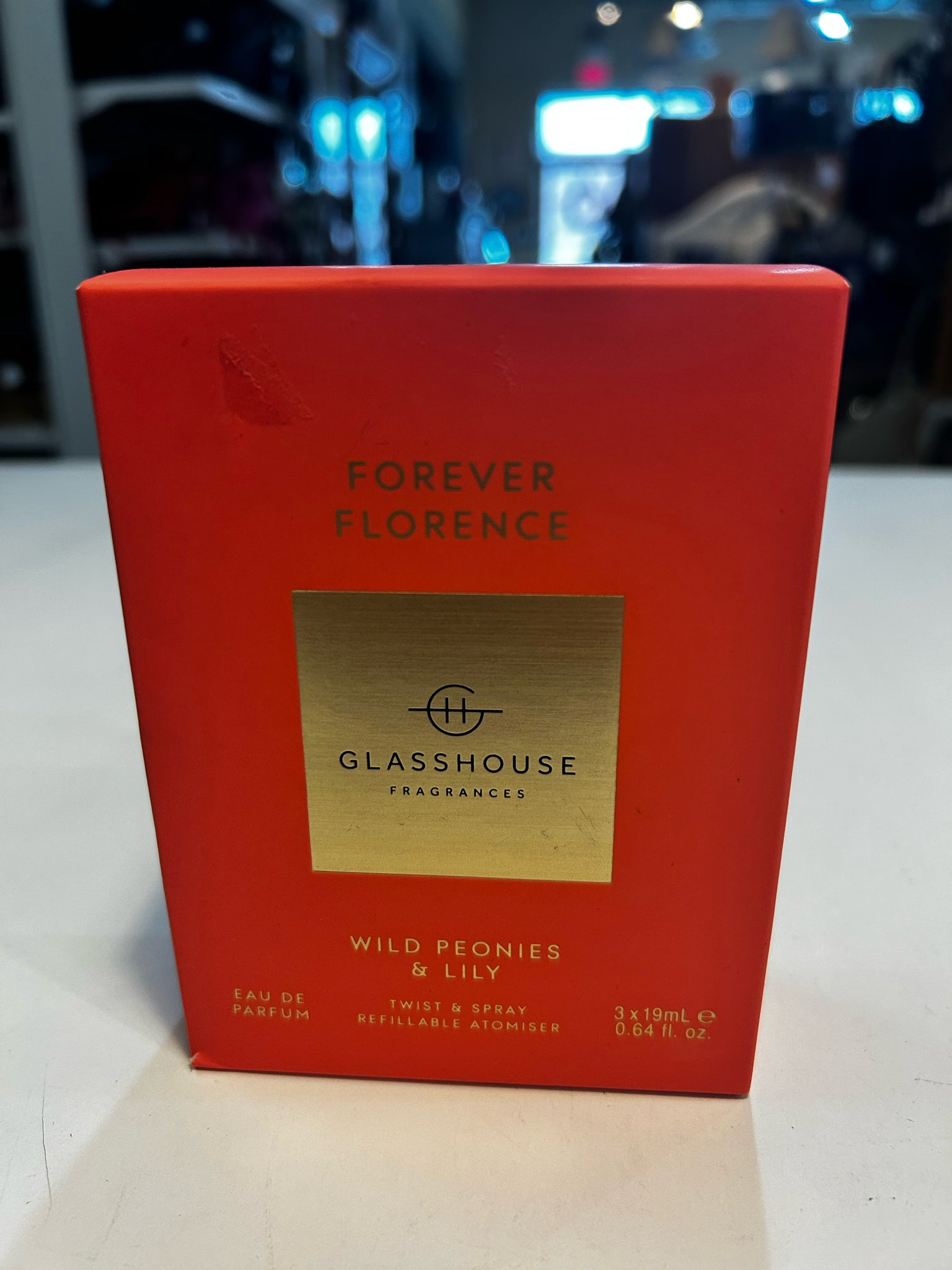 Glasshouse Fragrances "Forever Florence" Twist & Spray Refillable Atomiser Set