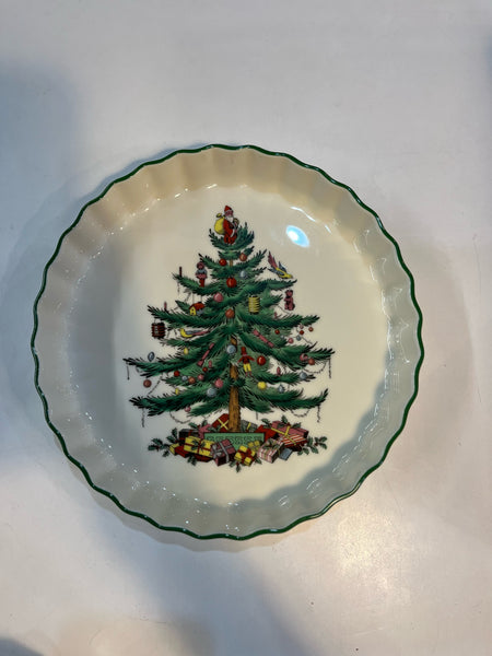 Spode Christmas Quiche Dish