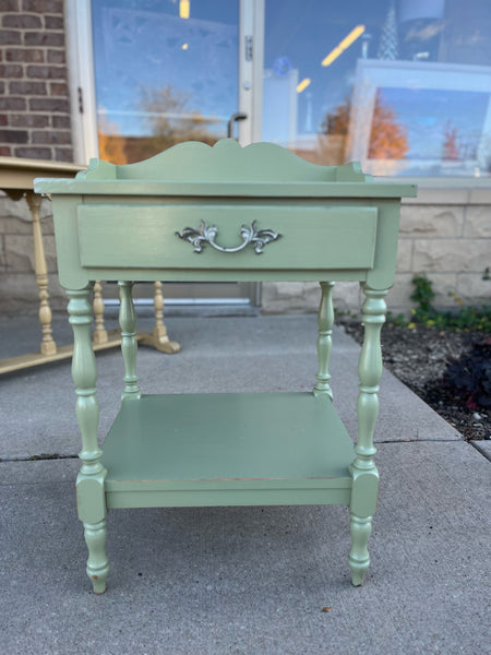 Green End Table