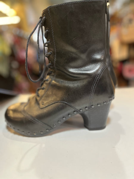 Dansko Black Leather Boots