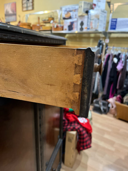 Tall Dark Brown Chest