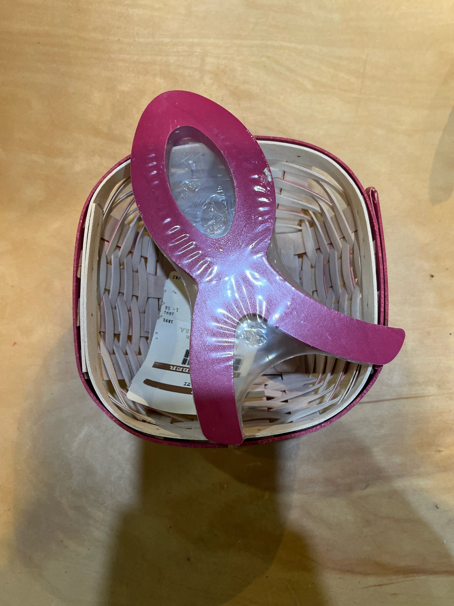 Rare Longaberger "Horizon of Hope w/ Ribbon Topper" Basket