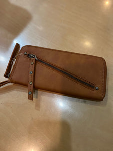 NWT Free People Tan Wallet/Wristlet