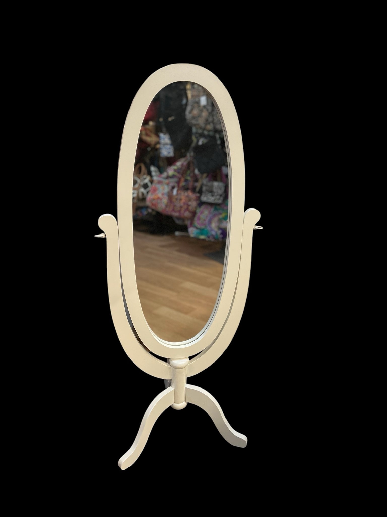 Pottery Barn Oval Standing Mirror