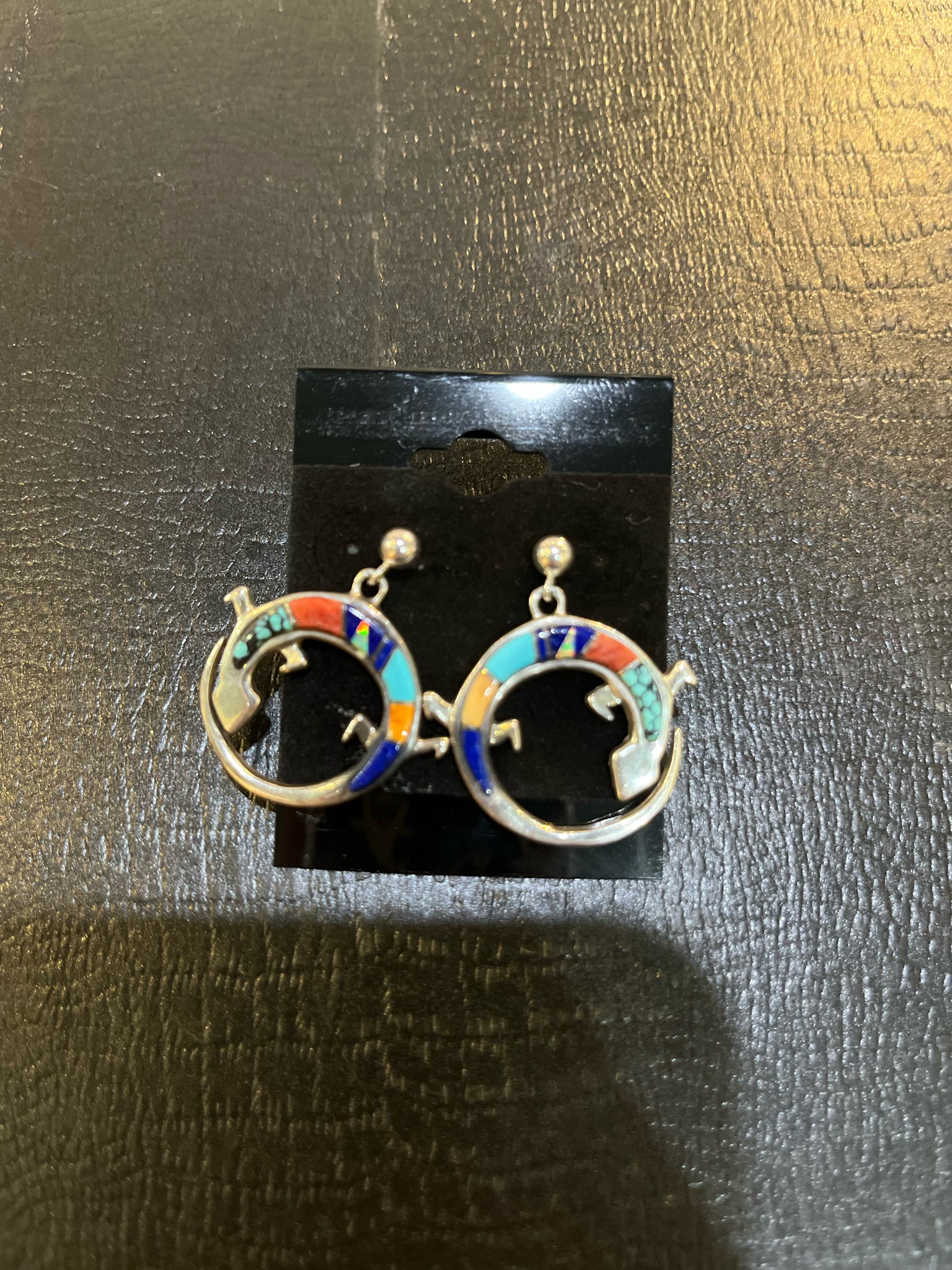 Lizard Multi-stone Earrings