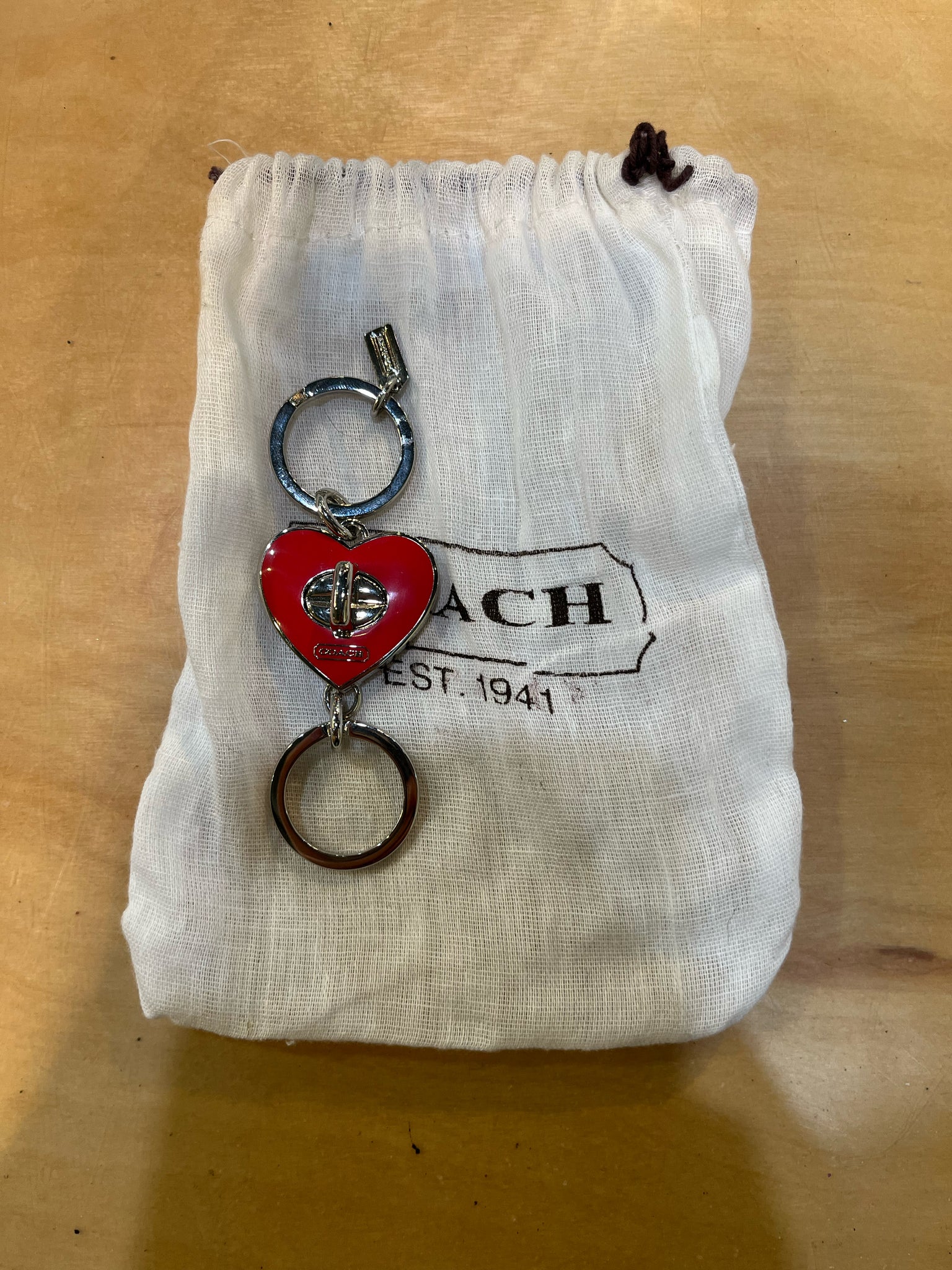 Coach Dual Keychain