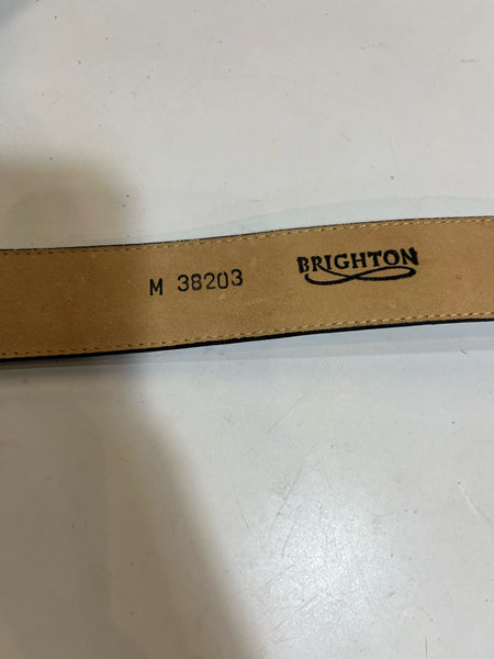 Brighton Black Croc Belt