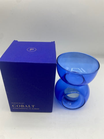 Paddywax Cobalt Glass Essential Oil Burner