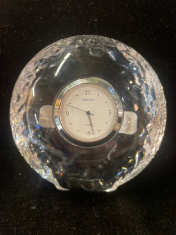 Orrefors Crystal Clock