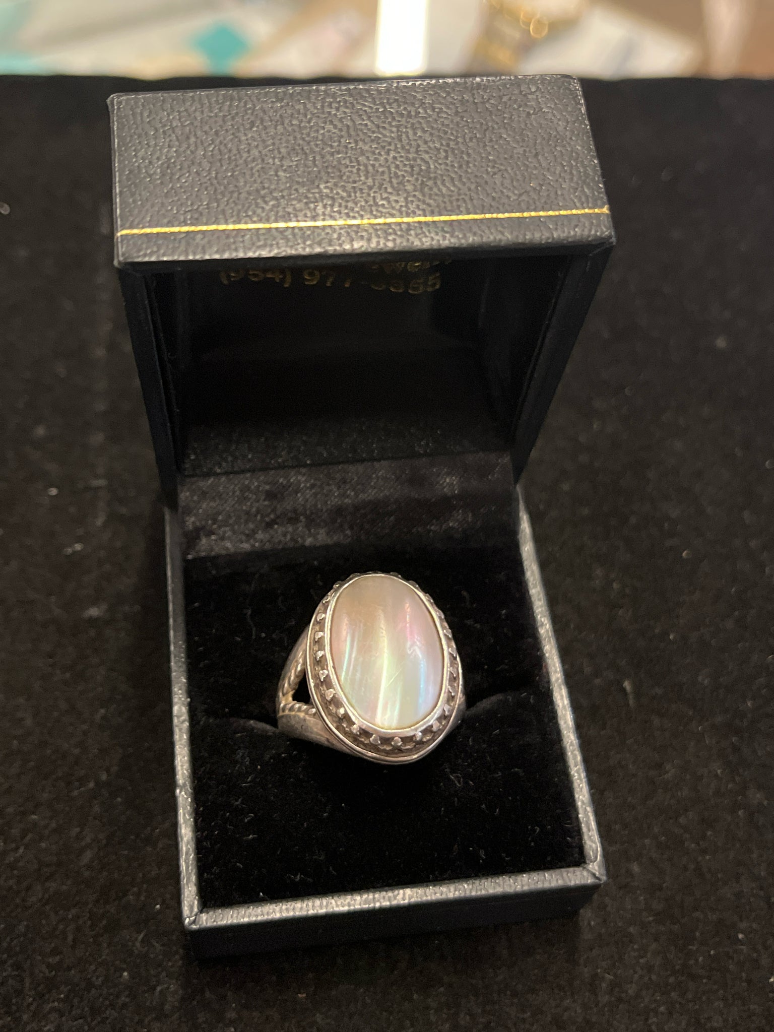 Carolyn Pollack SS Pearl Oval Ring