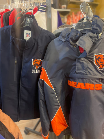 Chicago Bears fleece lined coat size L