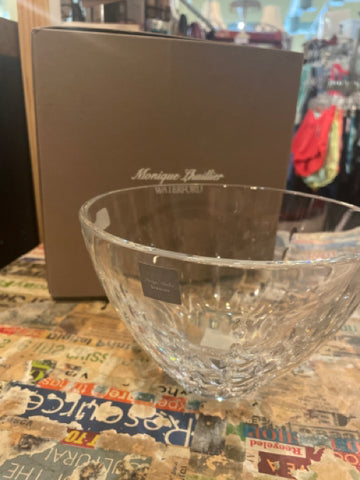 Waterford Monique Lhuillier "Modern Love" 7"  Crystal Bowl