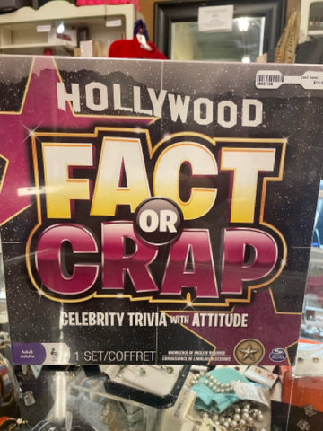 Hollywood Fact or Crap Card Game