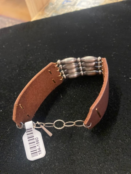 Sundance Brown Leather Bracelet