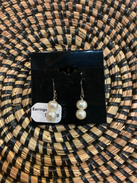 Pearl French Hook Earrings