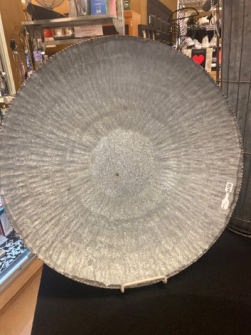 Galvanized Metal Round Tray