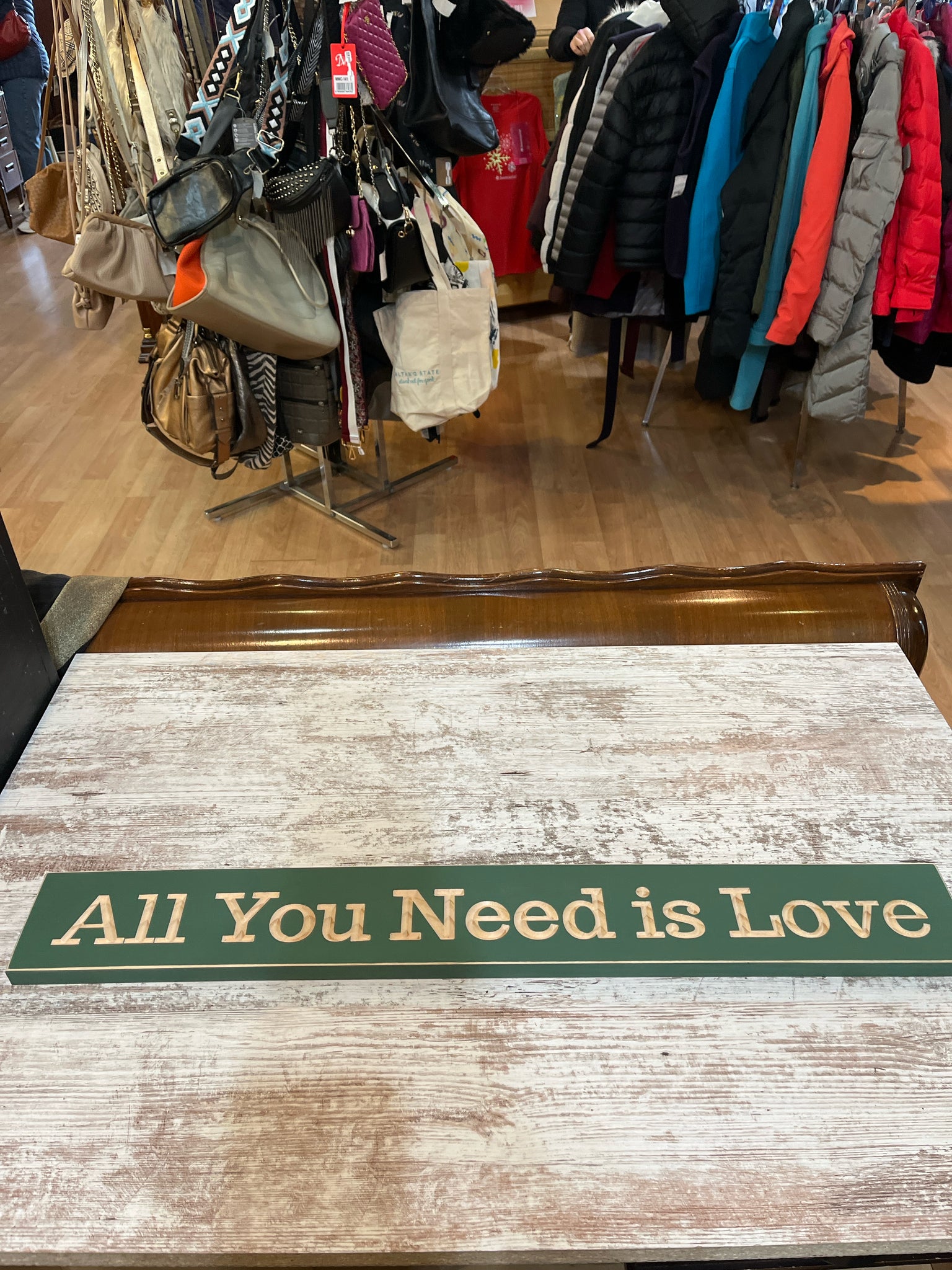“All you need is love” Sign