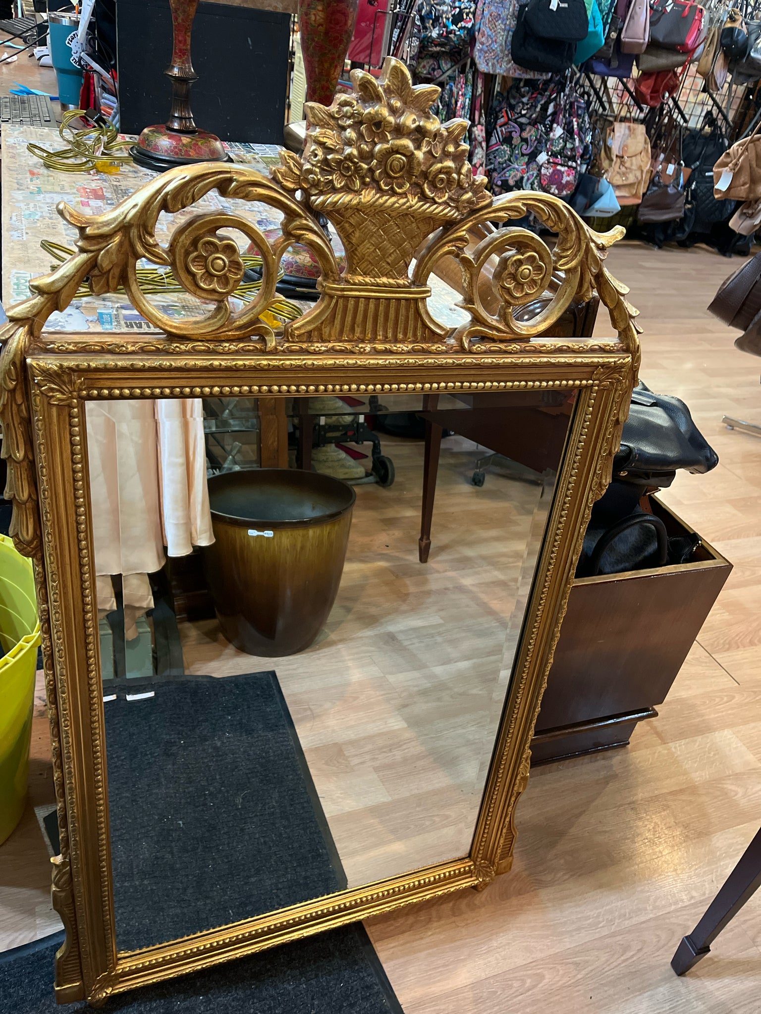 Gold Ornate Mirror