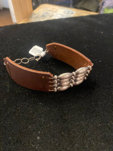 Sundance Brown Leather Bracelet