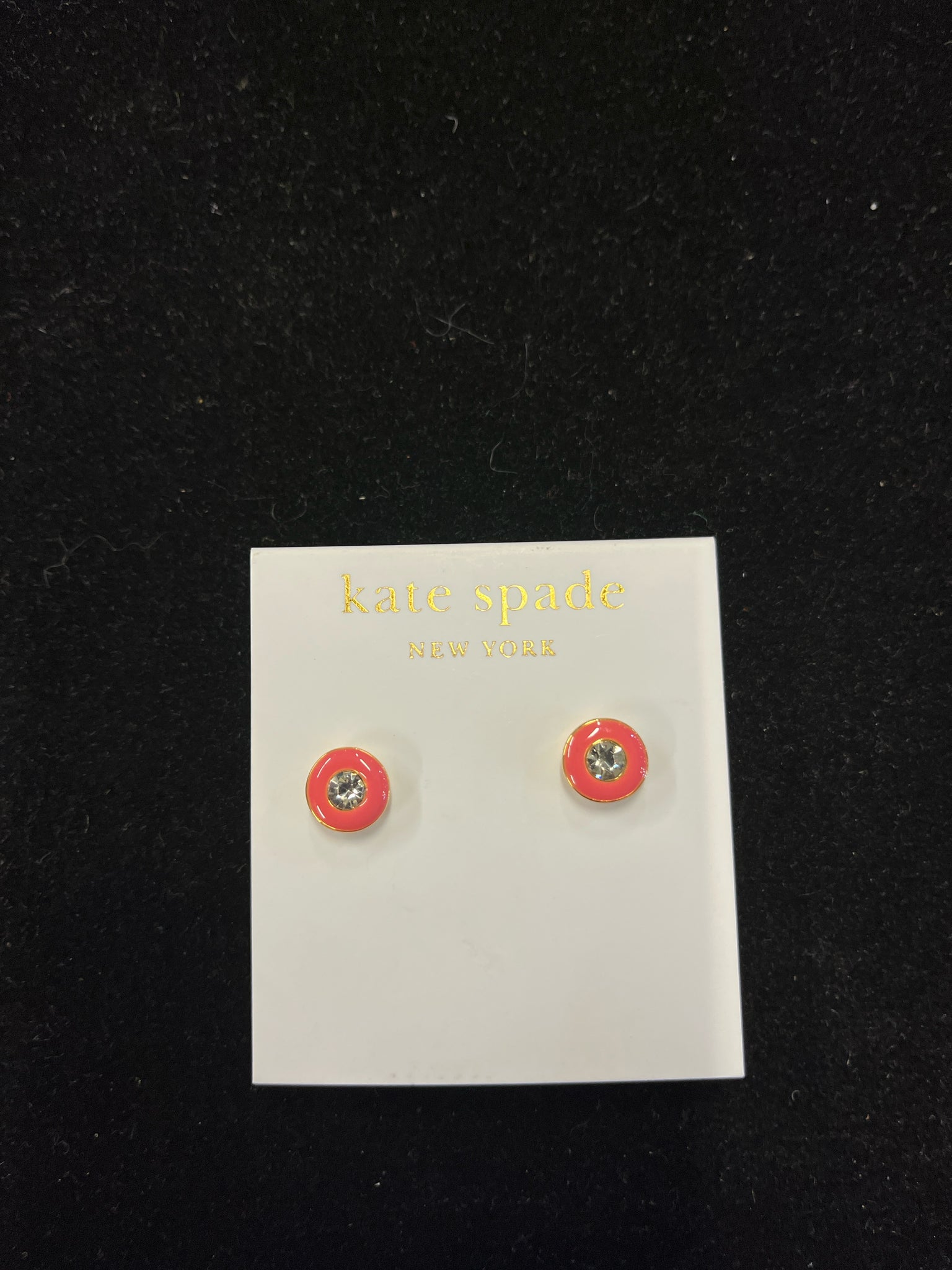 Kate Spade Orange Stud Earrings
