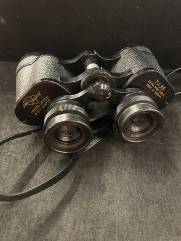 Sans & Streiffe vintage 7 x 35 Binoculars w/black Leather Strap