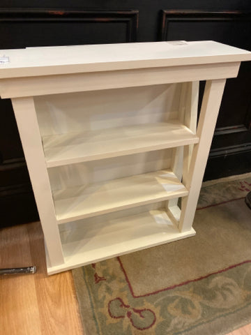 White Wood Three Tier Shelf