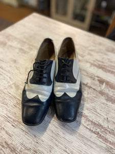 Vintage Salvatore Ferragamo Tuxedo Oxfords