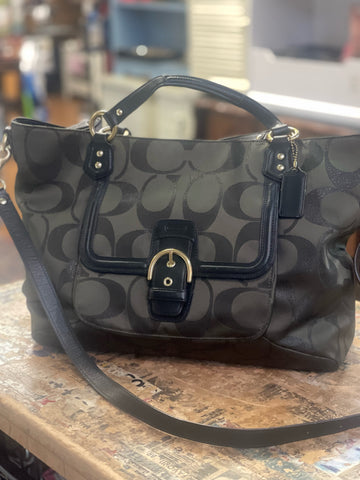 Coach Olive and Sparkle Cs Tote