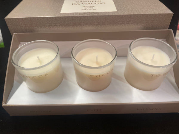 Tocca Box Set of 3 Candles
