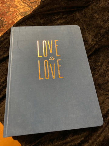 Love is Love Blue Journal