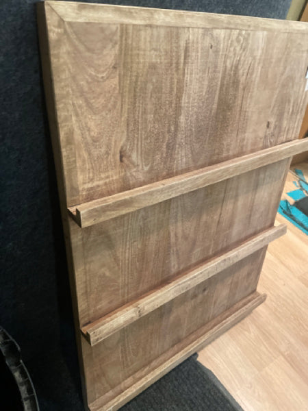 Three Tier Wooden Wall Shelf