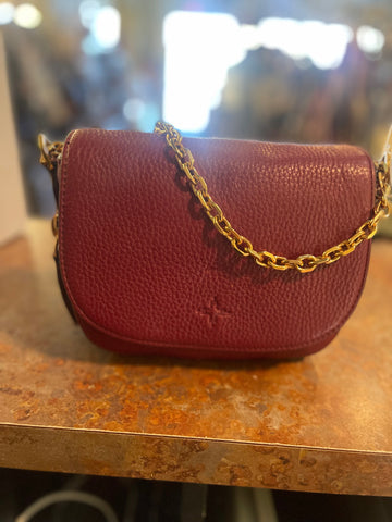 New India Hicks Pebble Leather Handbag