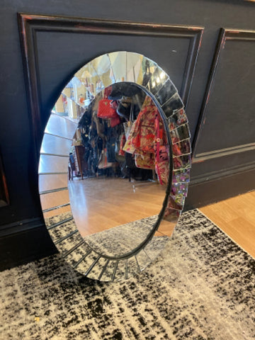 Oval Mirrored Edge Mirror